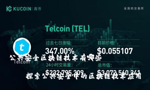公共安全区块链技术有哪些
探索公共安全中的区块链技术应用
