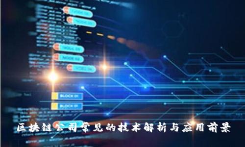 区块链公司常见的技术解析与应用前景