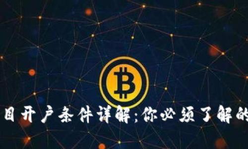 区块链项目开户条件详解:你必须了解的关键要素