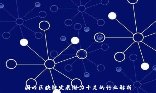   
国内区块链发展潜力十足的行业解析