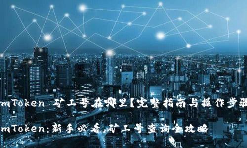 imToken 矿工号在哪里？完整指南与操作步骤

imToken：新手必看，矿工号查询全攻略